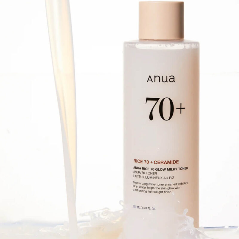 Молочный тонер для сияния кожи с рисом Anua Rice 70 Glow Milky Toner