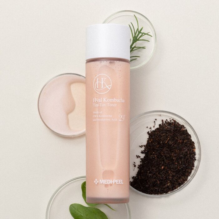Двухфазный тонер с комбучей и церамидами Medi-Peel Hyal Kombucha Tea-Tox Toner