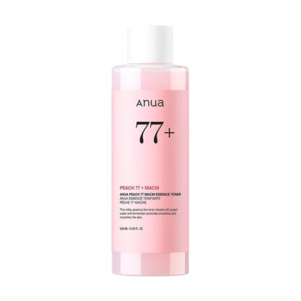 Тонер-эссенция с персиком для гладкой и сияющей кожи Anua Peach 77 Niacin Essence Toner