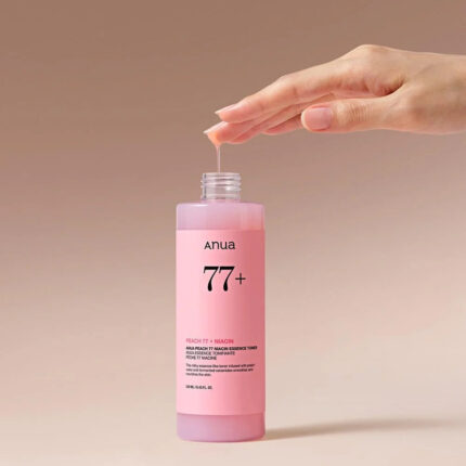 Тонер-эссенция с персиком для гладкой и сияющей кожи Anua Peach 77 Niacin Essence Toner