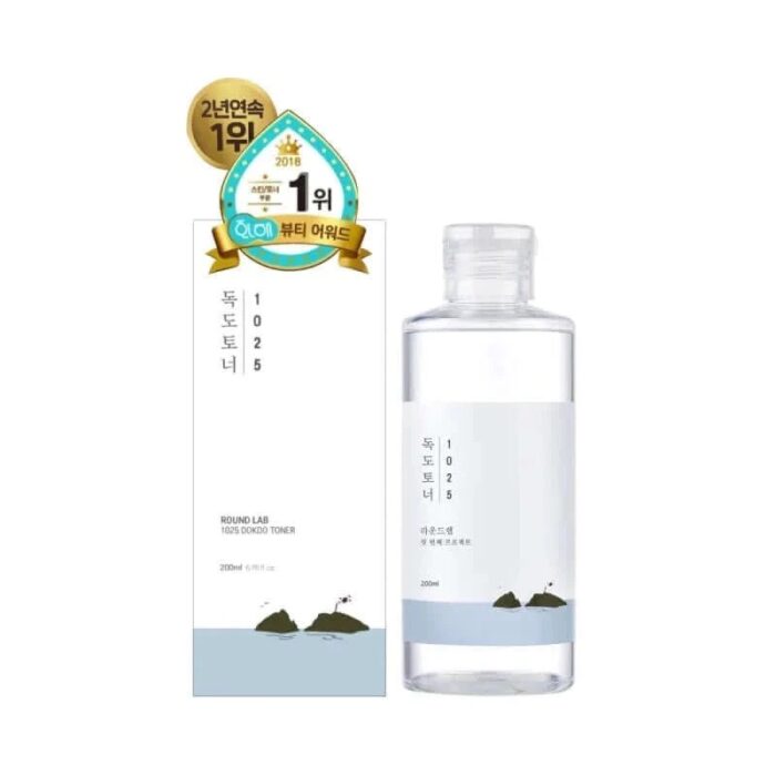 Отшелушивающий тоник с морской водой Round Lab 1025 Dokdo Toner