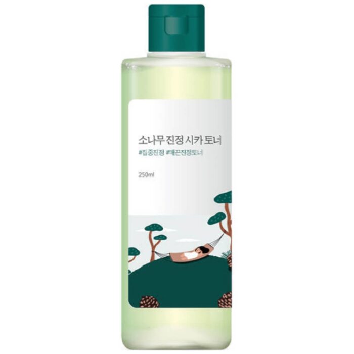 Тоник с экстрактами сосны и центеллы для проблемной кожи Round Lab Pine Calming Cica Toner