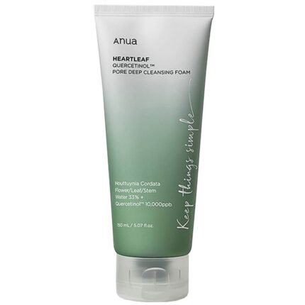 Пенка-пилинг с кверцетинолом для очищения пор Anua Heartleaf Quercetinol Pore Deep Cleansing Foam