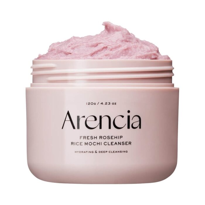 Очищающее средство с экстрактами алоэ и ромашки Arencia Fresh Rosehip Rice Mochi Cleanser