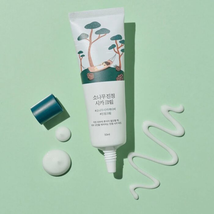 Крем с экстрактами сосны и центеллы для проблемной кожи Round Lab Pine Calming Cica Cream