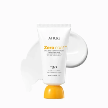 Увлажняющий солнцезащитный крем ANUA Zero-Cast Moisturizing Finish Sunscreen SPF50