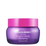 Крем-капсулa с бакучиолом для упругости и сужения пор EQQUALBERRY Bakuchiol Plumping Capsule Cream