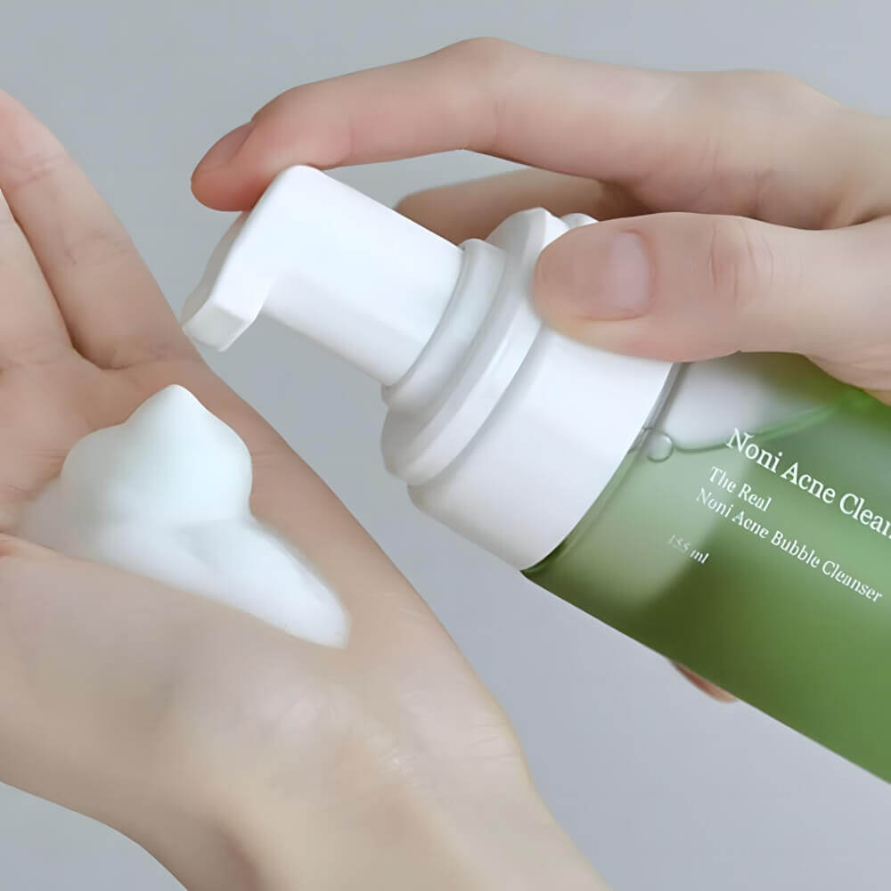 Кислородная пенка с экстрактом нони Celimax The Real Noni Acne Bubble Cleanser — изображение 2