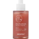 Восстанавливающая ампула с 70% комбучей и гиалуронкой Medi-Peel Hyal Kombucha Tea-Tox Ampoule