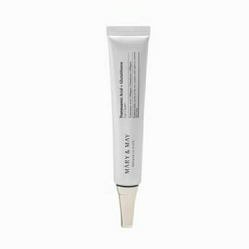 Осветляющий крем для век с транексамовой кислотой Mary&May Tranexamic Acid + Glutathion Eye Cream