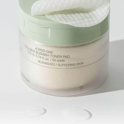 Пилинг-пэды от воспалений Celimax Ji Woo Gae Cica BHA Blemish Toner Pad