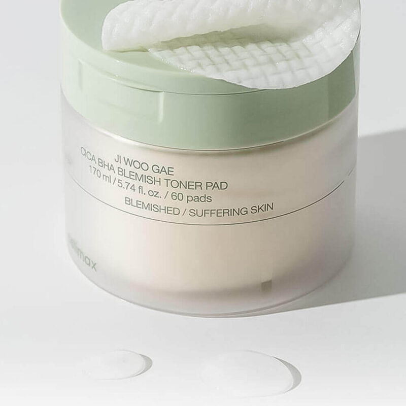 Пилинг-пэды от воспалений Celimax Ji Woo Gae Cica BHA Blemish Toner Pad